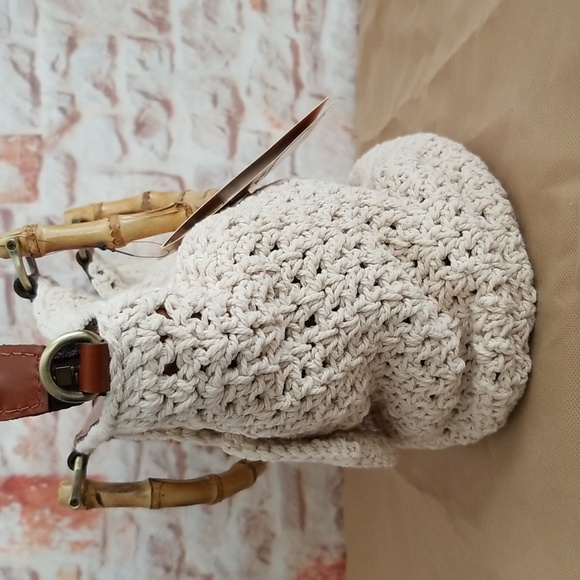 New Patricia Nash Mazara Crochet Tote Bag - Picture 8 of 14